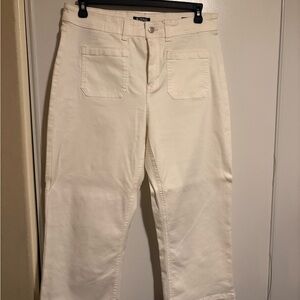 Buffalo David Bitton Cream Straight Leg Jeans